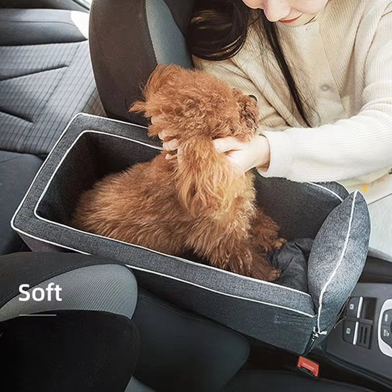 PetSafe Travel Booster Seat – Portable Car Bed & Carrier for Small Dogs and Cats