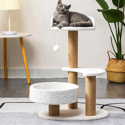 Purrfect Scratcher: Hemp Climber & Scratch Post